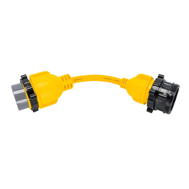 Camco 50AM/30AF Power Grip Marine 12in Locking Adapter - M-Lock/F-Locking Adapter One Size