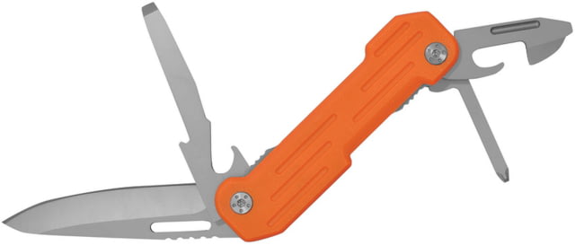 Camillus Knives Pocket Block Multi Tool Orange 2.5" titanium bonded 420 stainless blade Orange G10 handle - Camillus Knives