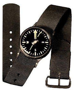 Cammenga Tritium Wrist Compass w/Black Wrist Band