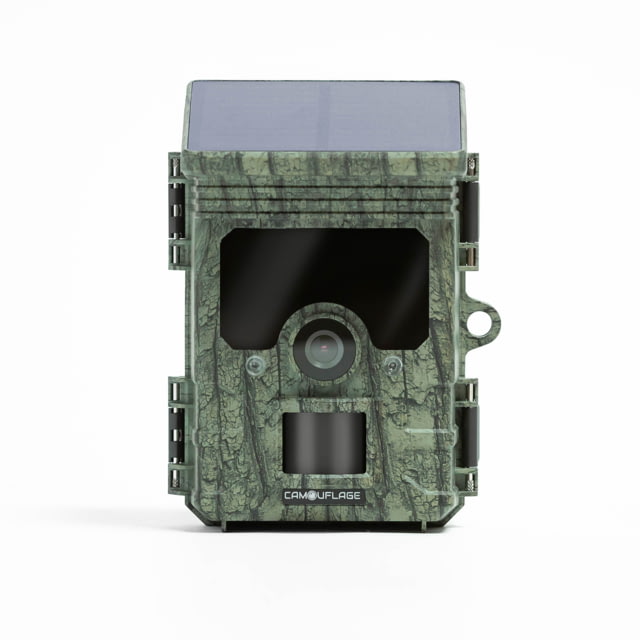 Camouflage EZ Solar Trail Camera Wifi/Bluetooth 4K 44MP Gray Camouflage Medium - Camouflage