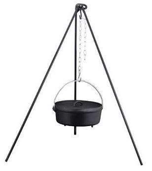 Camp Chef Dutch Oven Tripod - 50in Black/Silver