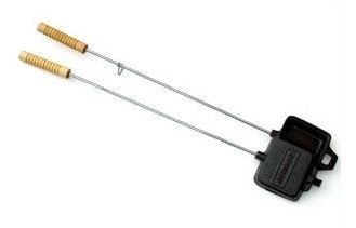 Camp Chef Single Square Cooking Iron Black/Silver/Tan