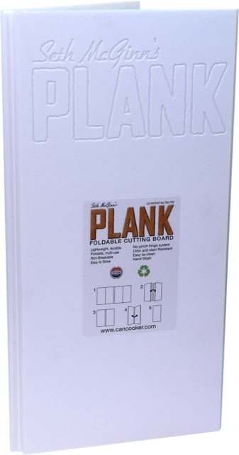 CanCooker Plank Cutting Board, White, Large, SMP1416