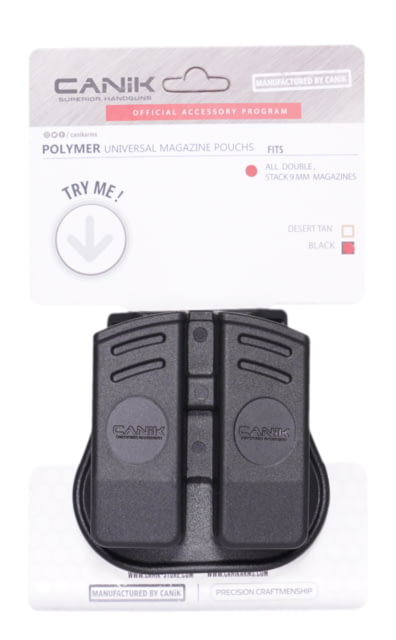 Canik Polymer Universal Magazine Pouch Double Stack 9mm Luger Black - Canik