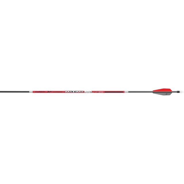 Carbon Express Maxima RED 5mm Arrows 400 Spine 6 Pieces Black - Carbon Express
