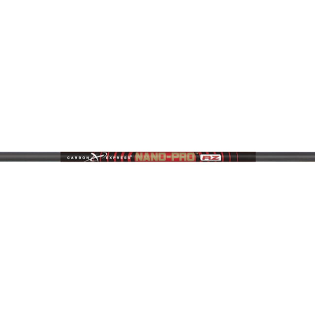 Carbon Express Nano-Pro RZ Target Carbon Arrow Shafts 350 Spine 12 Pieces Black - Carbon Express