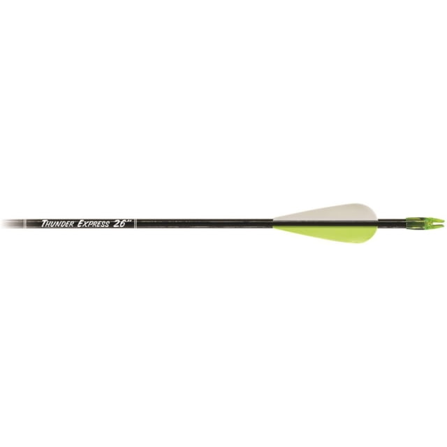 Carbon Express Thunder Express Arrows Black 26 in. 18 pk. Black