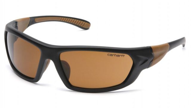 Carhartt Carbondale Safety Glasses w/Bronze Lens Black/Tan - Carhartt