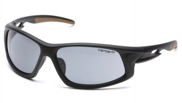 Carhartt Ironside Safety Glasses w/ Gray Anti-Fog Lens Black/Tan - Carhartt