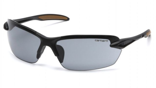 Carhartt Spokane Safety Glasses w/Gray Lenses Black - Carhartt