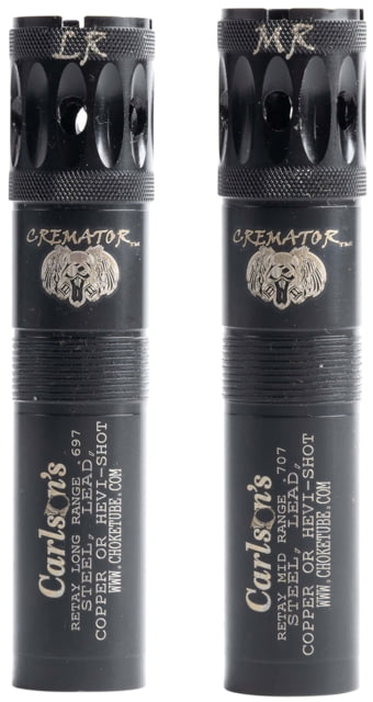 Carlson's Choke Tubes Cremator Ported Waterfowl Retay Choke Tube Long Range Black