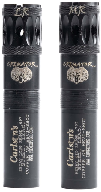 Carlson's Choke Tubes Cremator Ported Waterfowl Retay Choke Tube Close Range-Mid Range-Long Range Black