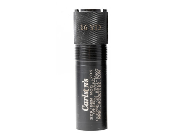 Carlson's Choke Tubes 16 Yard Trap 12 Gauge Choke Tube Beretta/Benelli Mobil Modified .705 in Black - Carlson's Choke Tubes