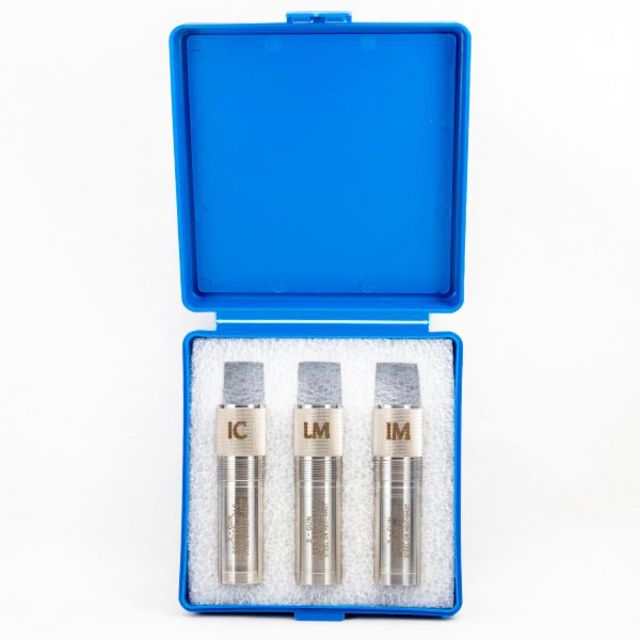 Carlson's Choke Tubes 3-Gun 12 Gauge Choke Tube Set Beretta/Benelli Mobil IC/LM/IM Set Stainless - Carlson's Choke Tubes