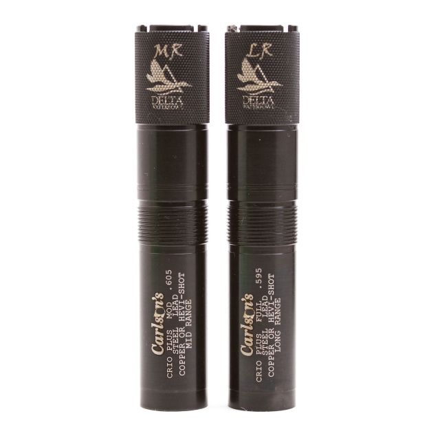 Carlson's Choke Tubes Carlson's Choke Tubes Benelli Crio Plus 20 Gauge Delta Waterfowl 2 Pack MR & LR - $109.49 at Optics Planet