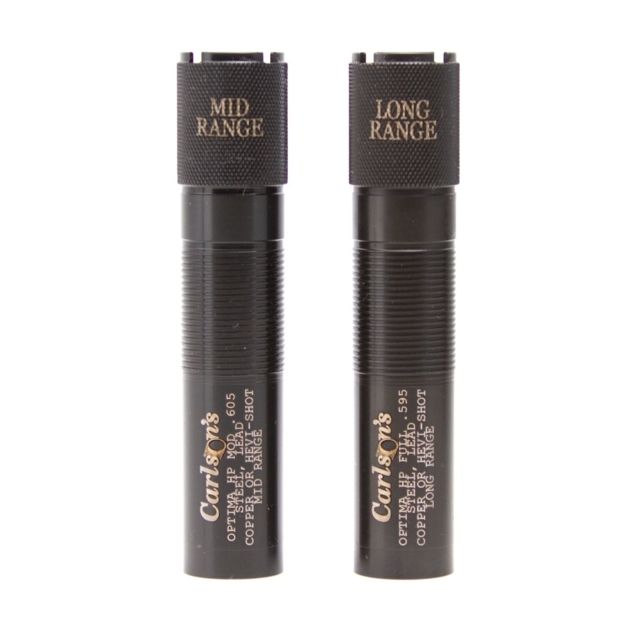 Carlson's Choke Tubes Beretta Optima HP 20 Gauge Delta Waterfowl Mid Range/Long Range Choke Tubes Black Pack of 2 - Carlson's Choke Tubes