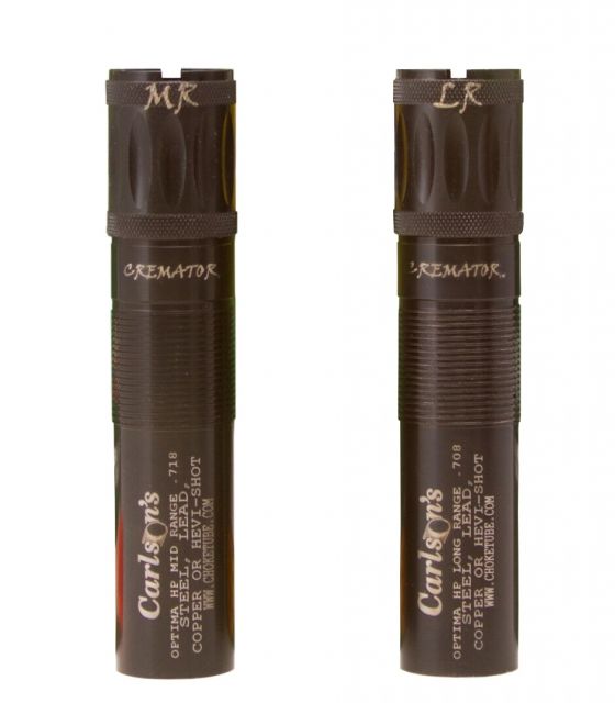 Carlson's Choke Tubes Carlson's Choke Tubes Cremator Non-Ported - Beretta Optima HP Mid Range/Long Range Choke Tubes Black Pack of 2 - $111.49 at Optics Planet