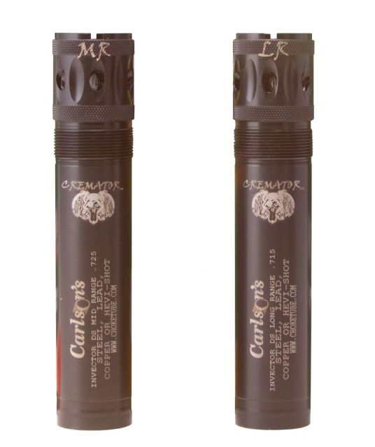 Carlson's Choke Tubes Cremator Ported - Browning Invector DS Mid Range/Long Range Choke Tubes Black Pack of 2 - Carlson's Choke Tubes