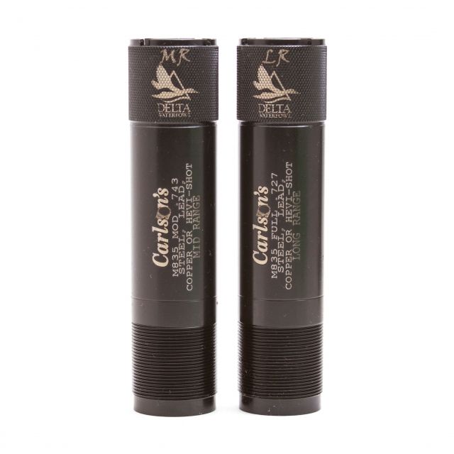 Carlson's Choke Tubes Mossberg 835/935 Delta Waterfowl 2 Pack MR & LR Black - Carlsons Choke Tubes