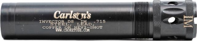 Carlson's Choke Tubes Ported Sporting Clays Choke Tube Browning Invector DS Improved Modified .715 Black - Carlson's Choke Tubes