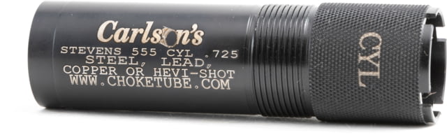 Carlson's Choke Tubes Sporting Clays Choke Tube Stevens 555 12 gauge Cylinder .725 Black - Carlson's Choke Tubes