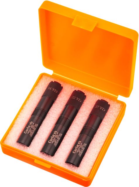 Carlson's Choke Tubes Trap Pack Choke Tube Set Benelli Crio Plus 20 gauge Black - Carlson's Choke Tubes