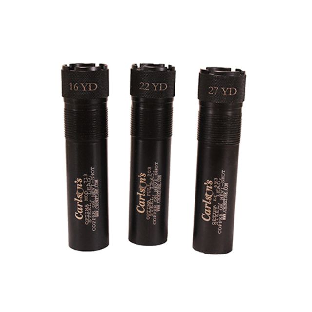 Carlson's Choke Tubes Trap Pack Choke Tube Set Beretta Optima 12 gauge Black - Carlson's Choke Tubes