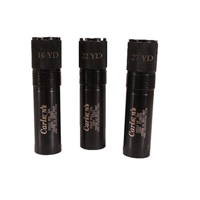 Carlson's Choke Tubes Trap Pack Choke Tube Set Huglu 20 gauge Black - Carlsons Choke Tubes