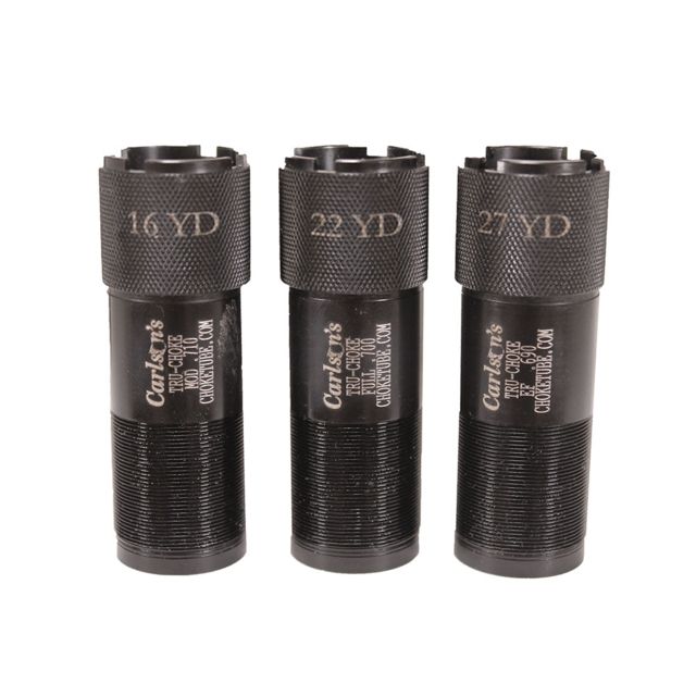 Carlson's Choke Tubes Trap Pack Choke Tube Set Tru Choke 12 gauge Black - Carlson's Choke Tubes