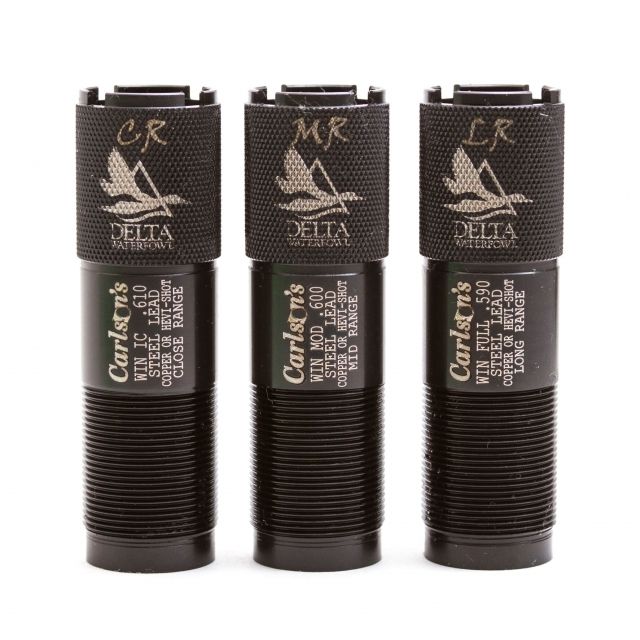 Carlson's Choke Tubes Winchester 20 Gauge Delta Waterfowl Set Black - Carlson's Choke Tubes