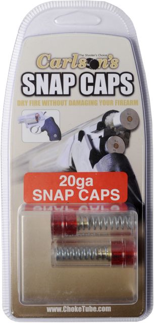 Carlson's Choke Tubes 20 Gauge Shotgun Snap Caps, Set of 2 00098 by USA Carlson's Choke Tubes Shooting Snap Caps