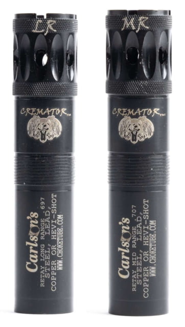 Carlson's Choke Tubes Carlson's Choke Tubes Cremator 12 Gauge Retay Ported Waterfowl Choke Tube Mid Range/Long Range .697 .707 Black - $125.49 at Optics Planet