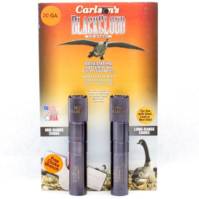 Carlson's Choke Tubes Black Cloud Benelli Crio/Crio Plus 20ga 2 Pack MR & LR Titanium - Carlson's Choke Tubes