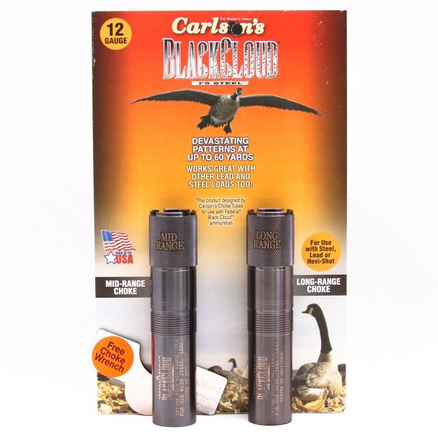 Carlson's Choke Tubes Black Cloud Beretta Optima Plus 12ga 2 Pack MR & LR Titanium - Carlson's Choke Tubes