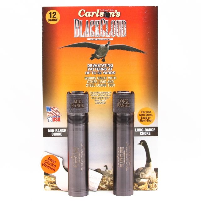 Carlson's Choke Tubes Black Cloud Browning Inv DS 12ga 2 Pack MR & LR Titanium - Carlson's Choke Tubes