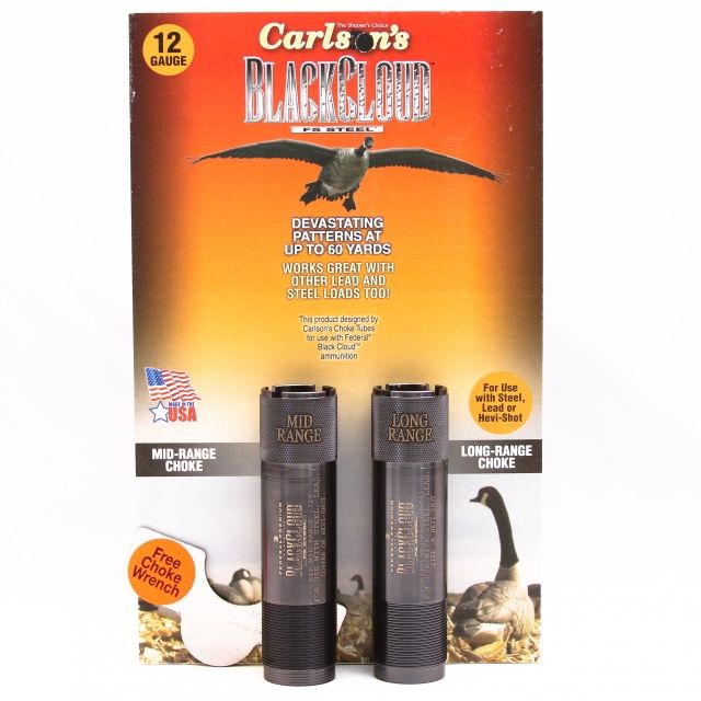 Carlson's Choke Tubes Black Cloud Browning Invector Plus 12ga 2 Pack MR & LR Titanium - Carlson's Choke Tubes