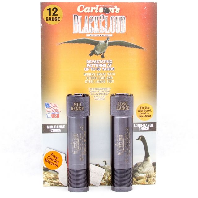 Carlson's Choke Tubes Black Cloud Mossberg 835/935 12ga 2 Pack MR & LR Titanium - Carlson's Choke Tubes