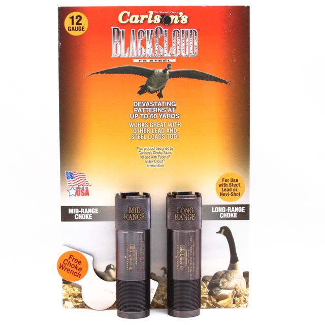 Carlson's Choke Tubes Black Cloud Remington 12ga 2 Pack MR & LR Titanium - Carlson's Choke Tubes