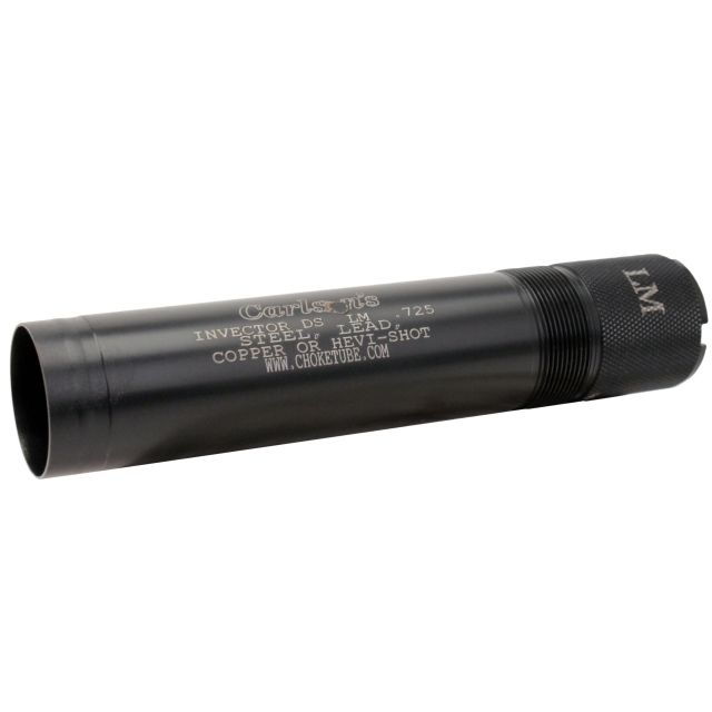Carlson's Choke Tubes Browning Invector DS 12 Gauge Sporting Clays Choke Tube Light Modified .725 Black Finish 189078 - Carlson's Choke Tubes