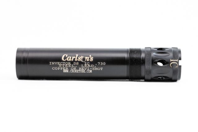 Carlson's Choke Tubes Ported Sporting Clays Choke Tube Browning Invector DS Cylinder .740 Black - Carlsons Choke Tubes