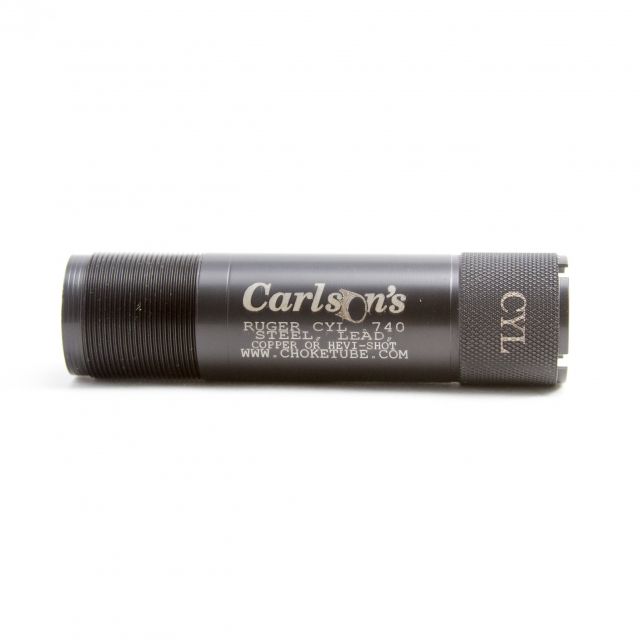 Carlson's Choke Tubes Ruger 12ga Black Sporting Clay Cylinder black - Carlson's Choke Tubes