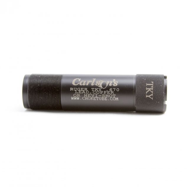 Carlson's Choke Tubes Ruger 12ga Extended Turkey .670 Black - Carlson's Choke Tubes