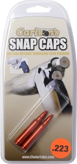 Carlson's Choke Tubes Rifle and Pistol Snap Caps .223 2-pack