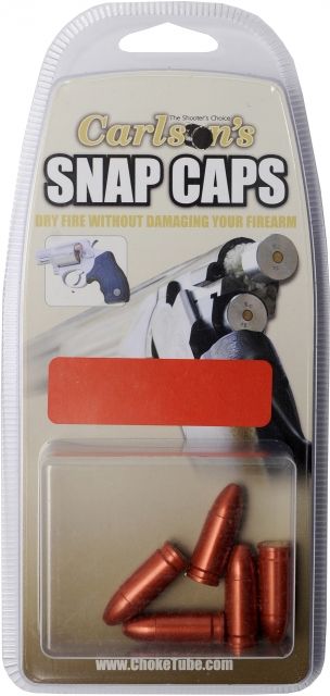 Carlson's Choke Tubes Rifle and Pistol Snap Caps 9mm 5-pack