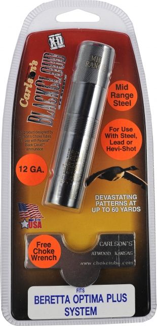 Carlson's Choke Tubes Titanium Coated Cloud Choke Tube Benelli Optima Plus 12 Gauge Mid Range - Carlson's Choke Tubes