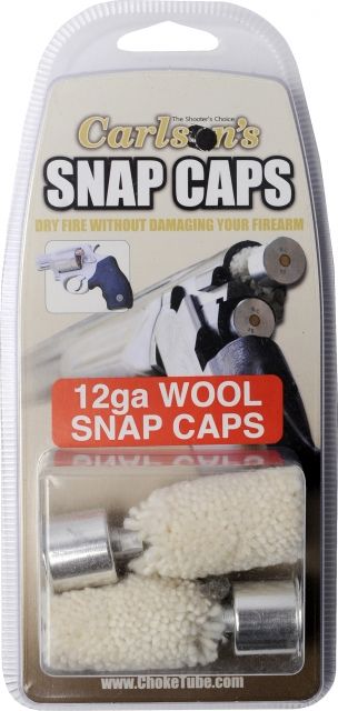 Carlson's Choke Tubes Wool Snap Caps 12 Gauge 2 per package
