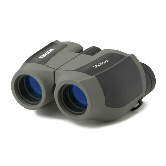 Carson Scout Plus 10x25mm Porro Prism Binoculars Matte Gray/Black - Carson
