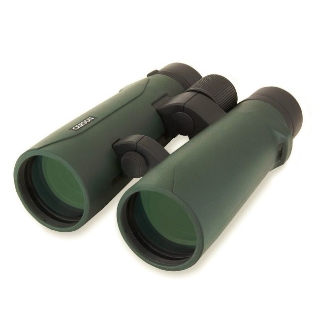 Open Box Dealer Demo Carson Open Bridge 10x50mm Roof Prism Binocular Matte Green RD-050 - Carson