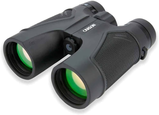 Carson 3D 10x42mm Roof Prism Waterproof Birding Binoculars Matte Black - Carson