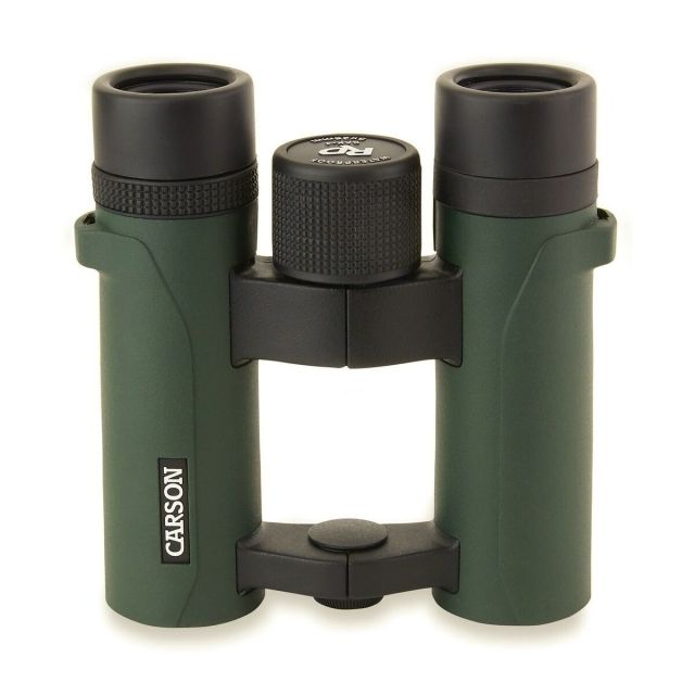 Open Box Dealer Demo Carson Open Bridge 8x26mm Roof Prism Binocular Matte Green RD-826 - Carson
